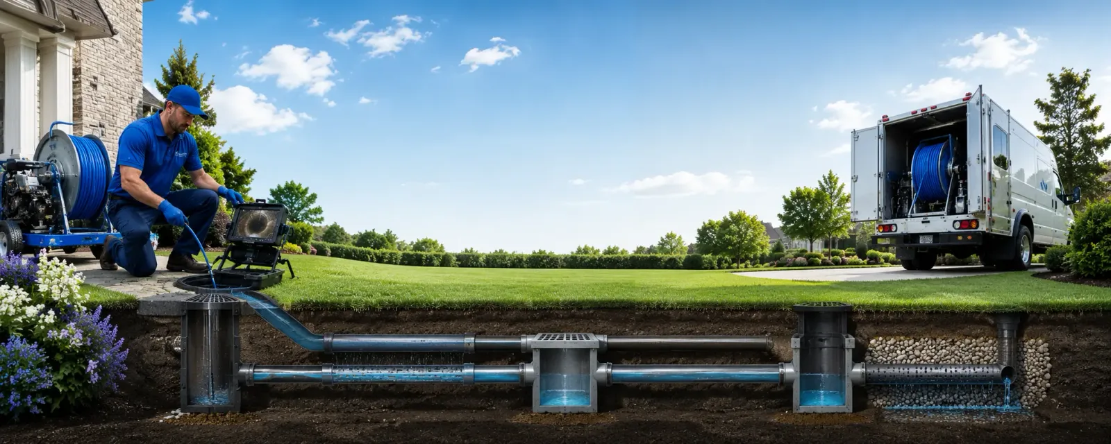 Outdoor drain cleaning information for Howells, NY